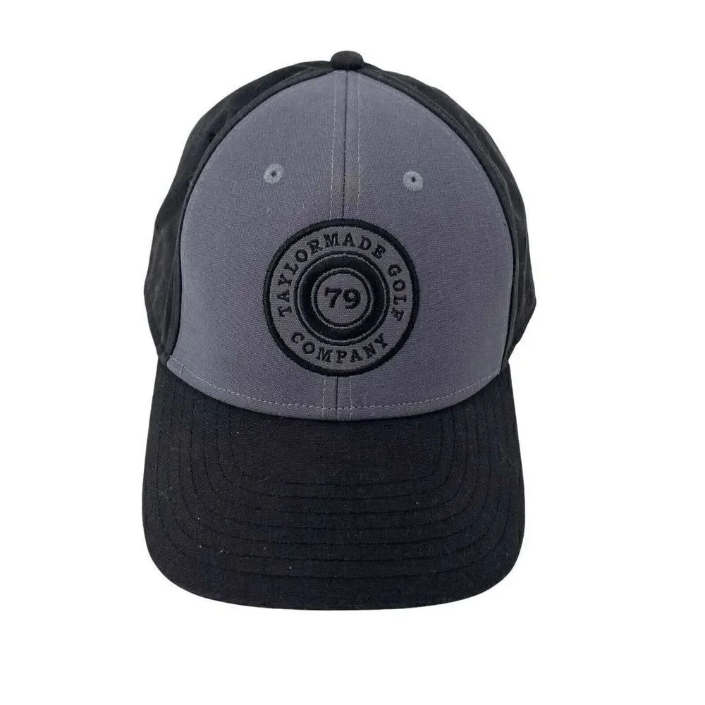 Taylormade Golf Company Hat Gray Mens One Size Snapback Cap Classic Structured